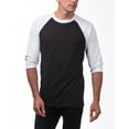 thumbnail image 5 of Pro Club Men's 3/4 Sleeve Crew Neck Baseball Shirt, 5 of 5