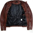 thumbnail image 5 of Pure Leather Moto Racer Lambskin Motorcycle Jacket for Men, 5 of 7