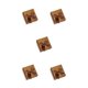 thumbnail image 1 of Caja de embalaje de papel Bowknot portátil Decorativo Lindo Protector Rectangular Colgante Pendiente Caja de regalo Contenedor Marrón Cateissary, 1 of 6