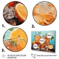 thumbnail image 3 of Designart "Cocktail of Tropical Soda II" Food & Beverage Floater Framed Wall Art Living Room, 3 of 7