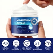 Mooyam Magnesium Cream,Magnesium Lotion Enriched with Lavender, Vitamin E,Improve Sleep Quality,Topical Magnesium Oil Cream for Feet, Legs or Arms 4.23oz