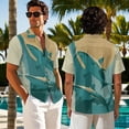 thumbnail image 2 of Psesaysky Blue Shark Couple Matching Clothes Shirts or Dress for Husband and Wife Matched Date Outfit Buttons Shirts Blouses or Sleeveless Flared Sun Dress for Beach Vacation, 2 of 7