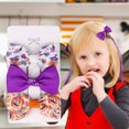 thumbnail image 2 of Halloween Children's Bow Hairpin Set With Printed Halloween Elements, 3PC In A Pack, 2 of 3