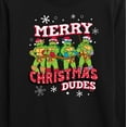 thumbnail image 3 of Teenage Muntant Ninja Turtles - Merry Christmas Dude - Toddler And Youth Long Sleeve Graphic T-Shirt, 3 of 5