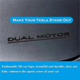 thumbnail image 3 of 3D Dual Motor Badge Sticker Decor Performance Badge Accessories, 3 of 5