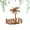 Rusty color, variant on 11.81×12.16 inches Black/Rusty color Wall Sticker Beach Life Coconut Tree 1PC Artwork of Wall Sticker for Home Improvement