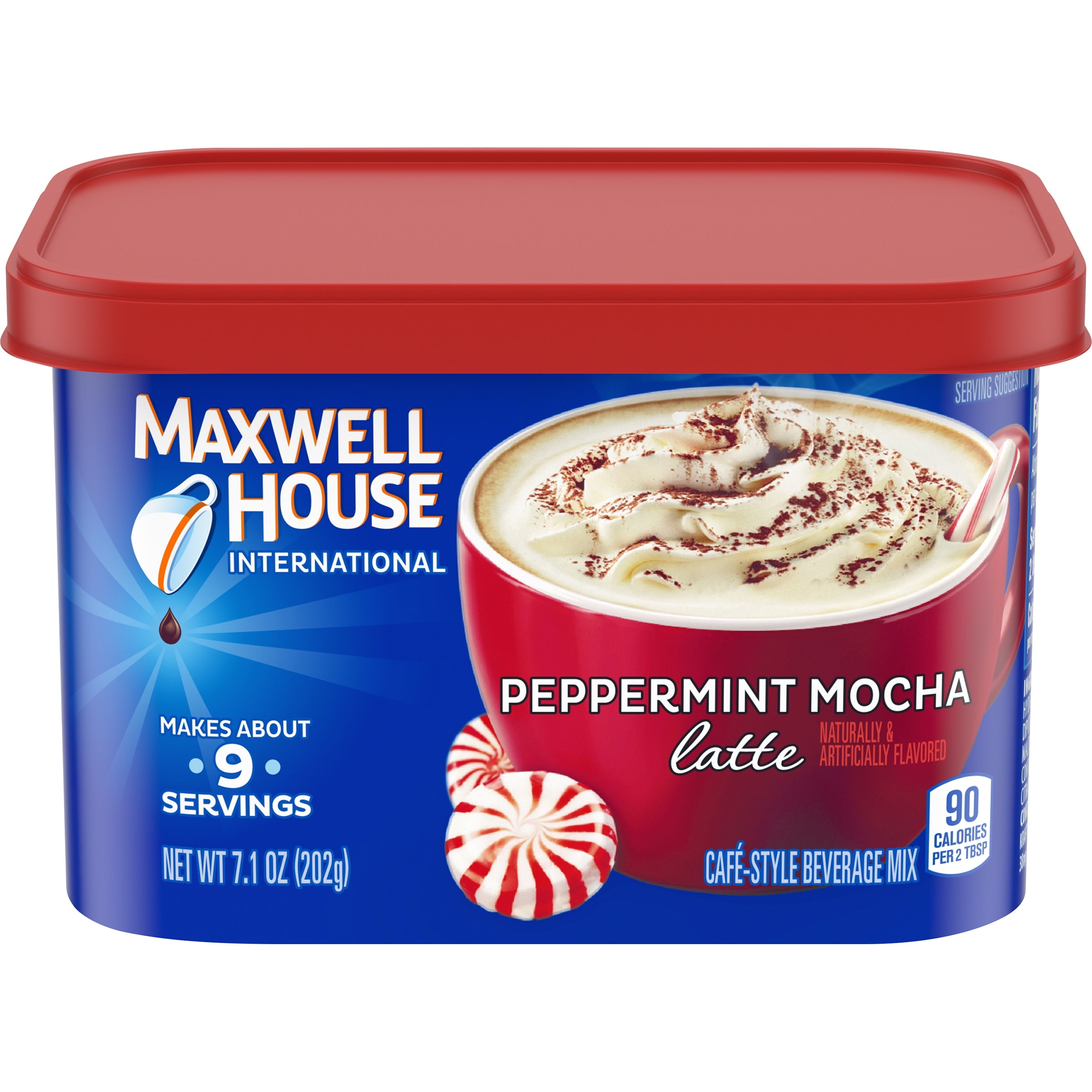 Maxwell House International Peppermint Mocha Latte CafeStyle Instant