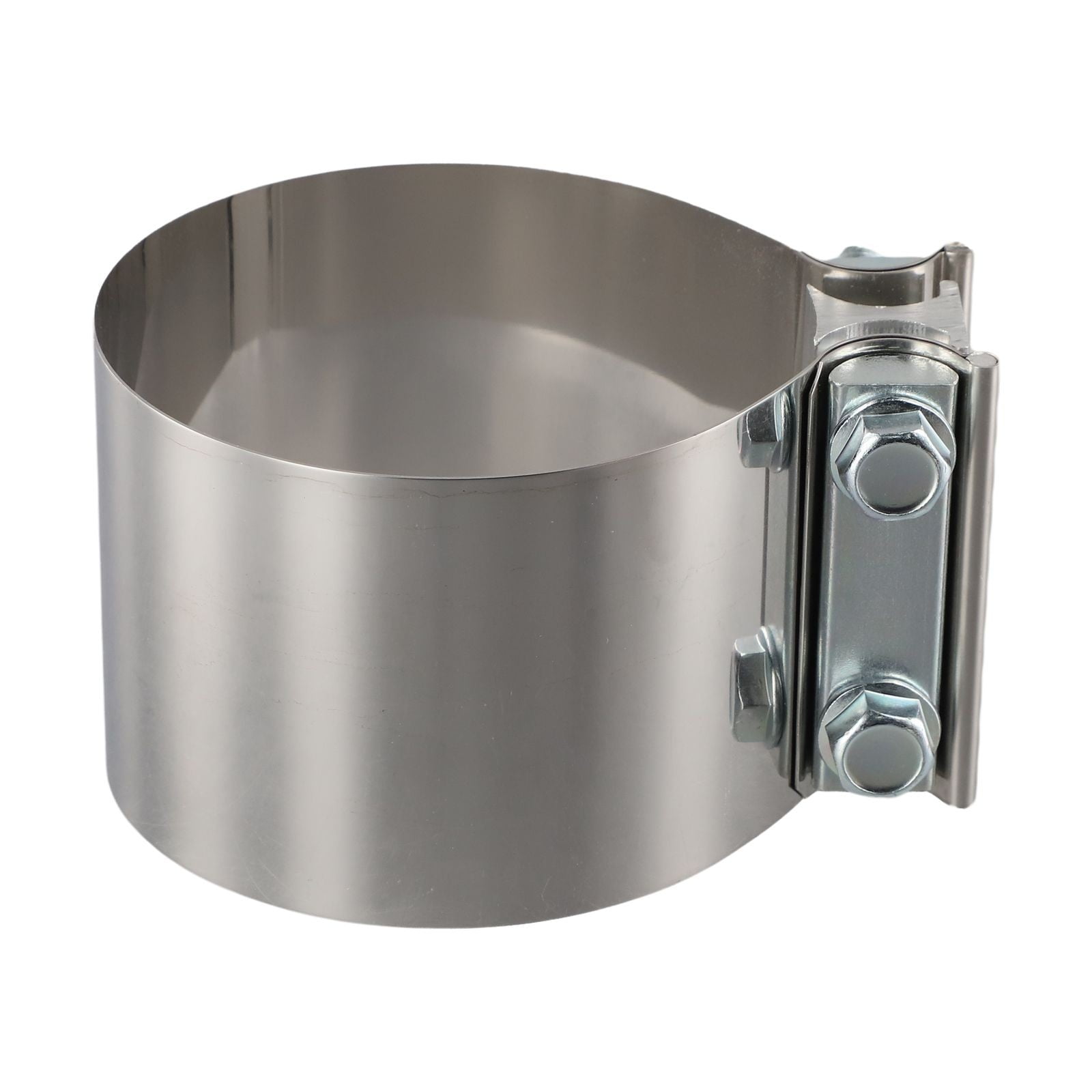 RANMEI 1Pc 304 Stainless Steel Butt Joint Band Muffler Exhaust Pipe Clamp Sleeve 2/2.25/2.5/2.75/3/4 Inch Exhaust Clamp