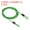 Green 2.5mmx2m, variant on Uxcell 2.5mmx0.5m Coated Security Steel Cable Luggage Lock Wire Rope Orange 2 Pack