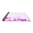 thumbnail image 2 of Ahgly Company Indoor Square Oriental Purple Modern Area Rugs, 3' Square, 2 of 4