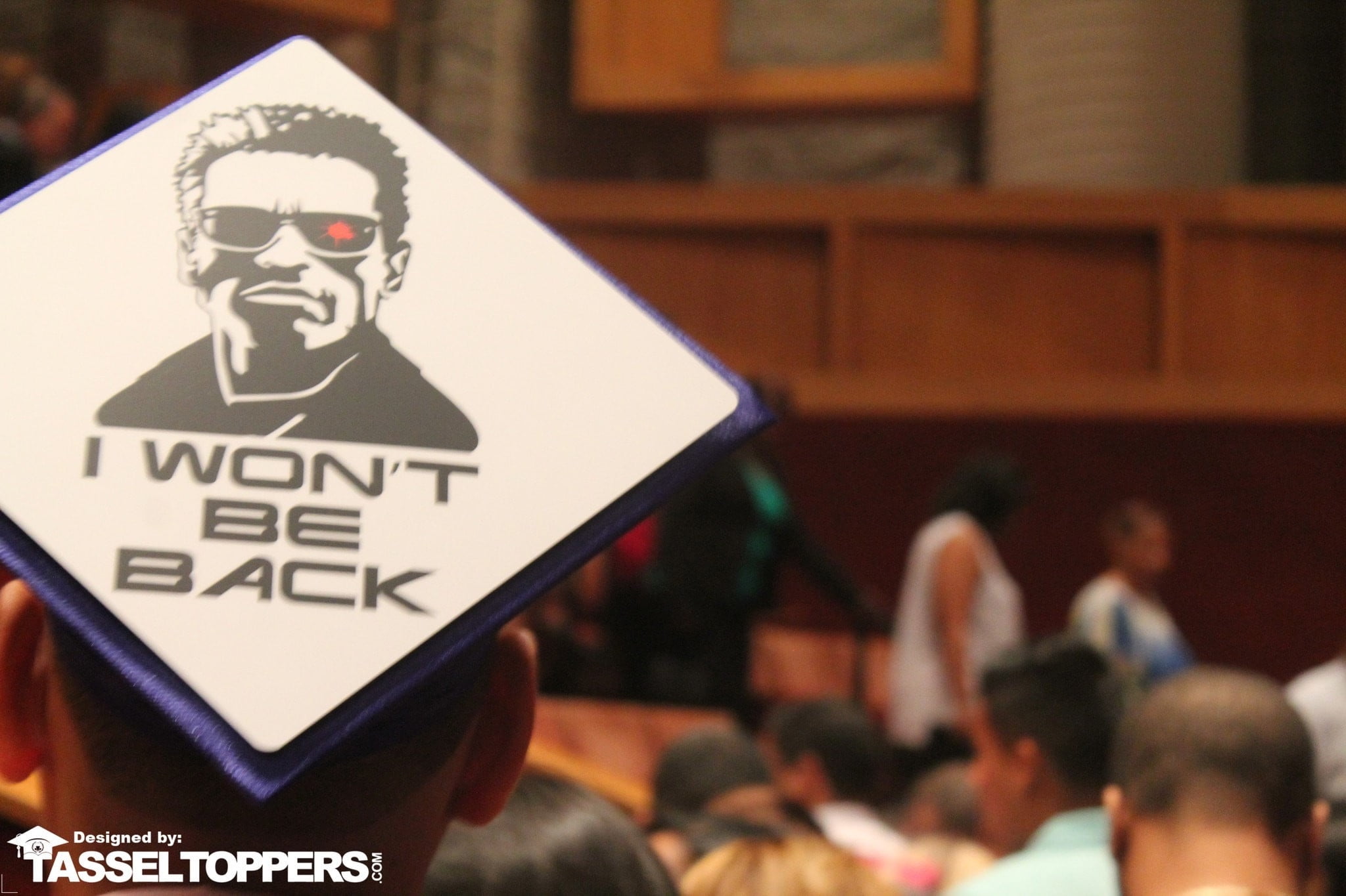 I Won't Be Back Grad Cap Tassel Topper
