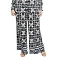 thumbnail image 2 of Rachel Roy Womens Floral Casual Trouser Pants, Black, Plus Size, 20W, 2 of 2