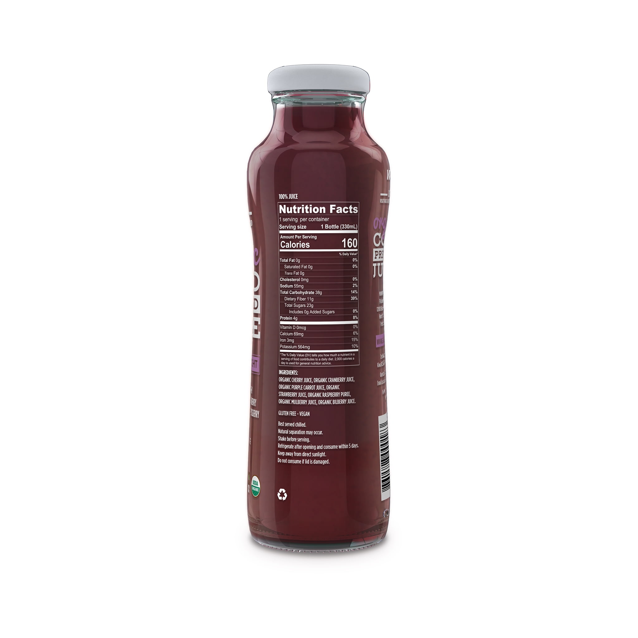 AllWellO Berry Delight Organic Cold-Pressed Juice - 11.1 fl oz - 6 Pack