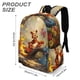 thumbnail image 3 of Winnie Pooh-theme Backpack, Campus style schoolbag Bookbag with Adjustable Shoulder Straps And Large Zip Compartment, Unisex Travel Bags.42x30x15cm, 3 of 6
