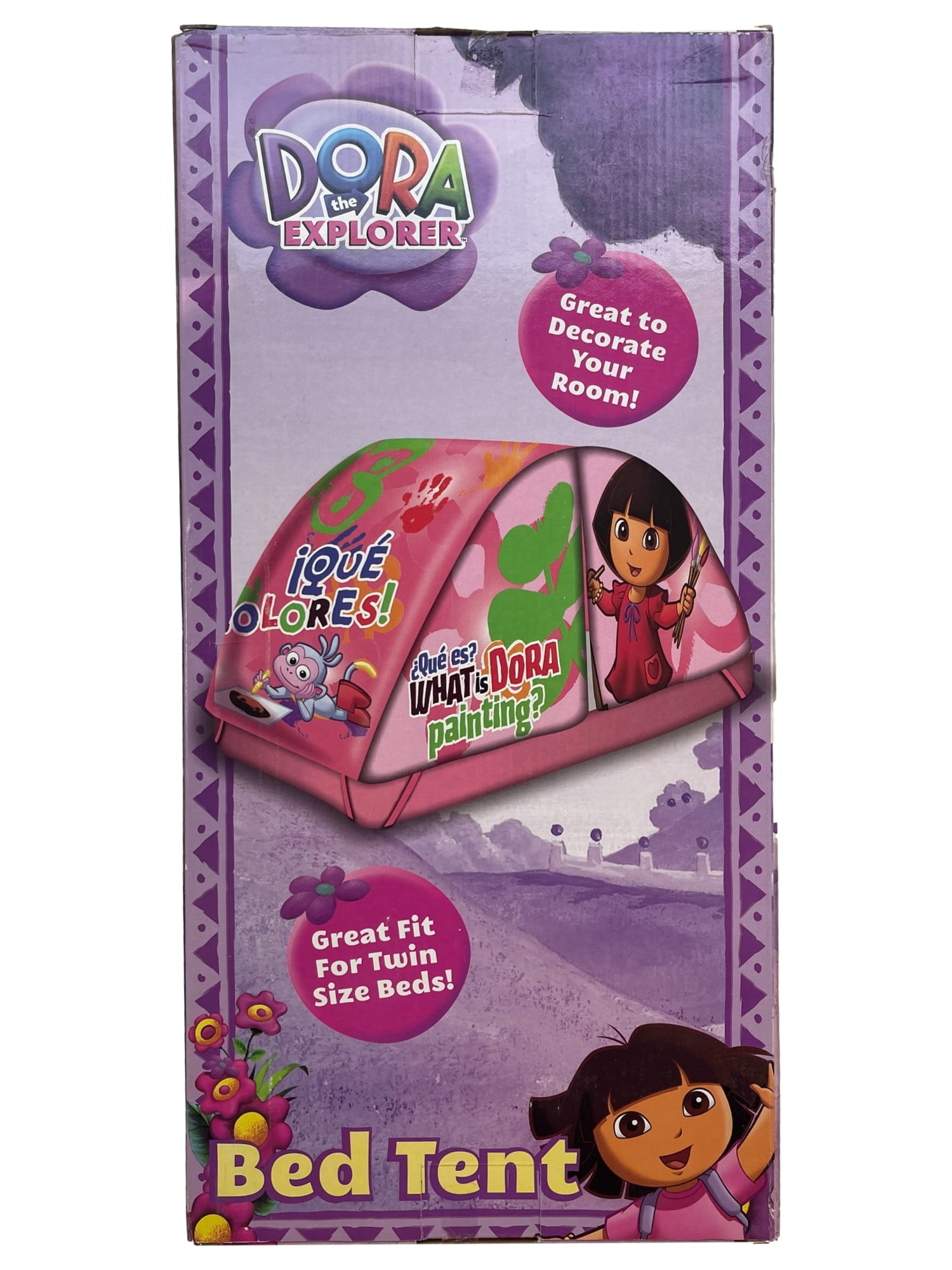 Nickelodeon Dora the Explorer Bed Tent Fits Most Twin Beds - Walmart.com