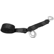 CustomTieDowns 2 inch x 16 Foot Boat Winch or Tow Strap with a 15 Inch Safety Strap and Forged Snap Hooks.