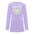 thumbnail image 1 of Playera George Talla 4 Manga Corta Estampado Corazón You are my Love Lila, 1 of 3