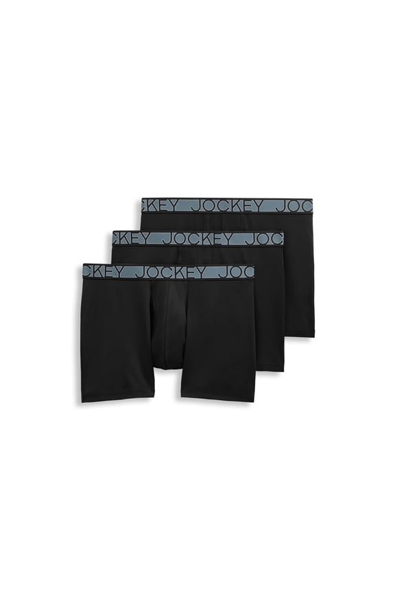 Men's Active Microfiber 5" Boxer Brief - 3 Pack