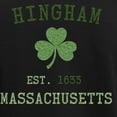 thumbnail image 3 of CafePress - Hingham Masschusetts Irish Women's Dark Pajamas - Women's Short Sleeve Print T-Shirt and Pants Dark Cotton Pajama Set, 3 of 7