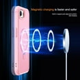 thumbnail image 3 of REQO Compatible with iPhone 16E Case with Invisible Magnetic O-Ring Stand Military-Grade Translucent Case for iPhone 16E 6.1" 2025 [Compatible with Mag-Safe][Great Grip Feeling], 3 of 9