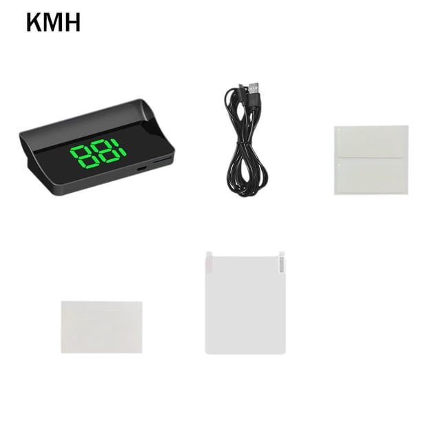 Car Hud Speedometer Gps Head Up Display for Cars, Windshield Digital Speedometer Projector With Large Hd Font,Usb Plug And Play,Auto Brightness Adjustment,Real-time Speed for Safe Driving