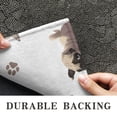 thumbnail image 6 of Pug and Footprint Door Rugs,Washable Non Slip Door Mats Indoor,Decorative Door Mats,Entry Mat Indoor for Entrance,Bedroom,Kitchen,Bathroom,17"x30", 6 of 6