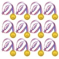 thumbnail image 3 of Shisuyan 20 Pcs Médailles en Plastique Couronne Récompense Enfants Médailles Ruban Collier Prix pour Événements Sportifs Spectacles de Talent Fêtes Récompenses en Classe, 3 of 8