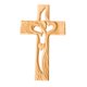 thumbnail image 2 of Cruz de Madera Tallada con Corazones Huecos Entrelazados Amor Religioso Espiritualidad para Blanco estándar, 2 of 9