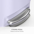 thumbnail image 3 of simplehuman Kitchen Trash Can, 13 Gallon Plastic Step Garbage Bin with Secure Slide Lock Lid, Lilac, 3 of 7