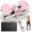 Pink, variant on Pawverly Swing Stepper Exercise Machine, Lateral Rocking Fitness Stepper for Home Gym, Quiet Compact Cardio Workout Equipment, Foldable Leg & Waist Trainer for Daily Exercise Pink
