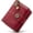 A01 Wine Red, variant on Small Wallet for Women Leather Bifold Compact RFID Blocking with Zipper  Pocket