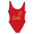 thumbnail image 4 of MKLEKYY Traje De Baño Mujer Women Fashion Letter Print Piece Swimsuit Sexy Bikini Swimwear Bathing Sleeveless Backless Swimsuit 1859, 4 of 4
