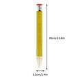 thumbnail image 3 of Staron 14 Inch Wooden Novelty Pencil, Big Prop Pencil with Cap for Gifts Display, Oversized Writing Tool, 3 of 3