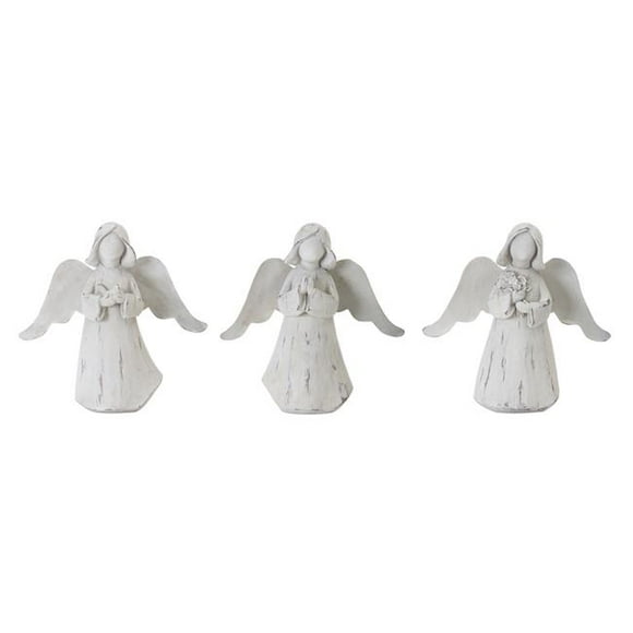 Melrose International 78403DS 6.25 in. Resin Angel - Set of 6