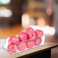 thumbnail image 3 of 2pcs Multifunctional Storage Box Transparent Plastic Arc Design Multi-use Fruit Beer Storage Rack Fo-zzy, 3 of 5