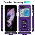 for Samsung Galaxy Z Flip 5 Case with Hinge Protection and 360¬∞Rotate