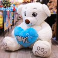 thumbnail image 3 of Oso Rechoncho PELUCHERIA LOVE con corazon Azul, 3 of 5