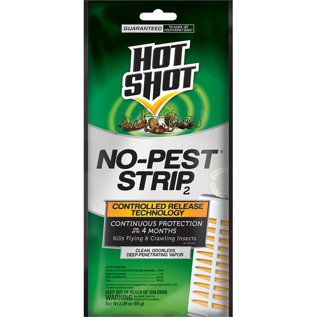 Repelente de insectos Hot Shot, tira antiplagas, 2.29 oz (paquete de 3)
