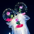 thumbnail image 3 of 1PC Valentine's Day Mother's Day LED Rose Luminous Balloon Creative Amazing Bouquet Balloon Best Gift Decoration, 3 of 6