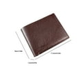 thumbnail image 3 of Wovilon Men S Wallet Large Capacity Super Stitching Slim Folding Wallet Gifts For Men, 3 of 6