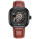 thumbnail image 1 of Relojes relojes mecánicos automáticos relojes para hombre relojes de esfera grande con forma cuadrada hueca, 1 of 6