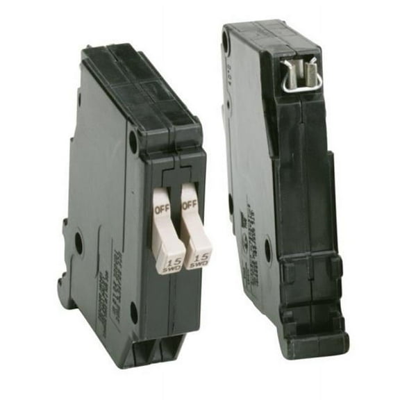 Eaton Electrical CHT1515 15 amp Tandem Single Pole Circuit Breaker  0.75 in.