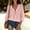 A11Pink, variant on V Neck Blouses for Women Boho Ruffle Flowy Trendy Lace Up 3/4 Sleeve Tops Elegant Casual Loose Fit Vacation Tunic Shirts