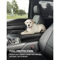 thumbnail image 4 of KBH Center Console Cover for 2021-2026 Ford F150 Accessories, Anti-Scratch Leather Middle Armrest Cusion Protector, Black(Bucket Seat Only), 4 of 7