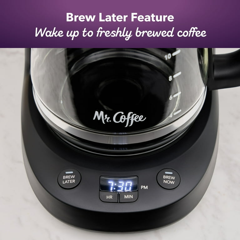 Free Shipping! Mr. Coffee 12-Cup Programmable Coffee Maker with