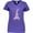Purple, variant on Inktastic Eiffel Tower in Paris with Flowers and Pink Banner Women's V-Neck T-Shirt