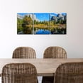 thumbnail image 2 of Yosemite National Park Wall Art Canvas Painting Nature Posters and Prints Decorative Modern Home Decoration Lake Mountain Wall Home Decor Wall Art for Living Room Cuadros Decor - 12" x 16" x 3 Panels, 2 of 6