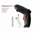 thumbnail image 5 of 3.6V Wireless Screwdriver Kit Rechargeable Lithium Electric Hand Drill Rotatable Multi-Function Power Tools Set 1, 5 of 6
