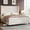 Cream, variant on Merluxy King Bed Frame Velvet Upholstered Platform with 51.6" Tall Wingback Headboard,Gream