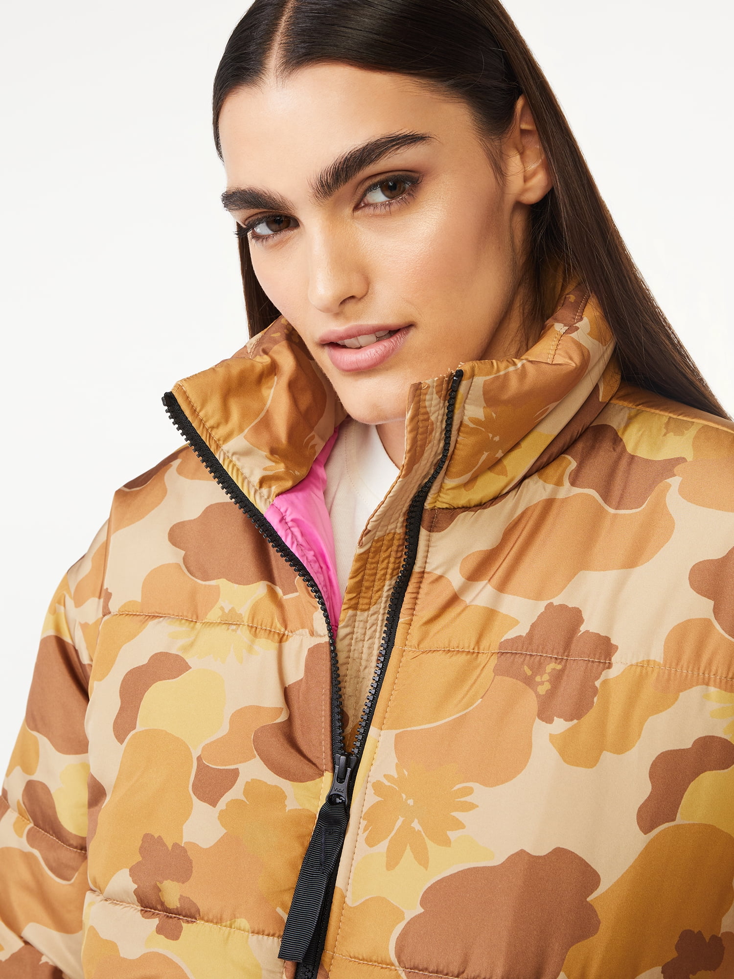 Free Assembly Women's Oversized Puffer Jacket